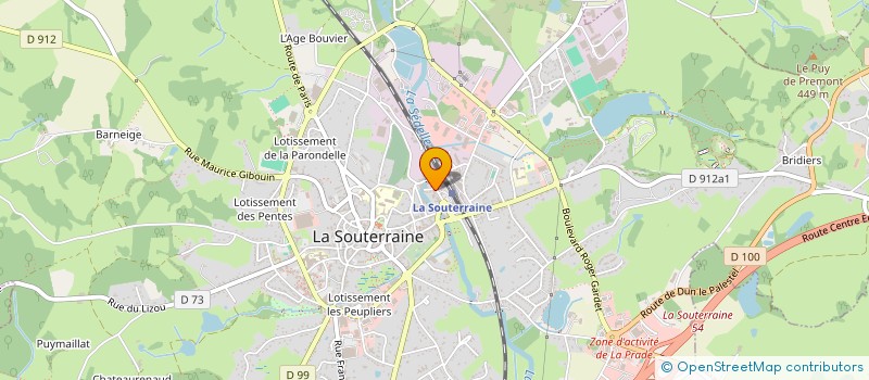 localisation de l'entreprise MADAME ALICE JANNOT  LA SOUTERRAINE