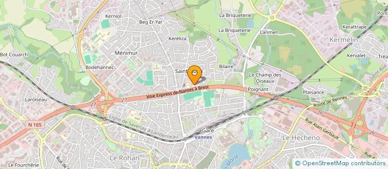 localisation de l'entreprise MADAME ALICE JANOT à VANNES