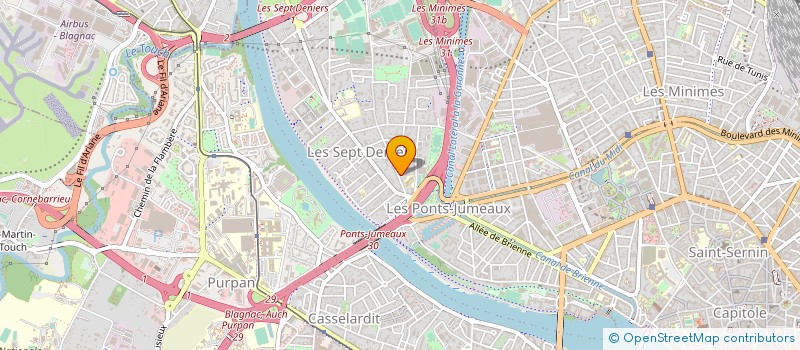 localisation de l'entreprise MADAME ALICE JEANMAIRE  TOULOUSE