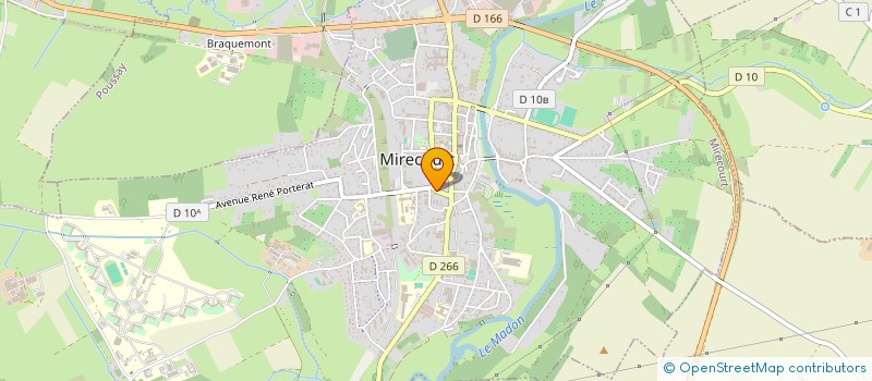 localisation de l'entreprise MADAME ALICE JEANNOEL-CABLE  MIRECOURT