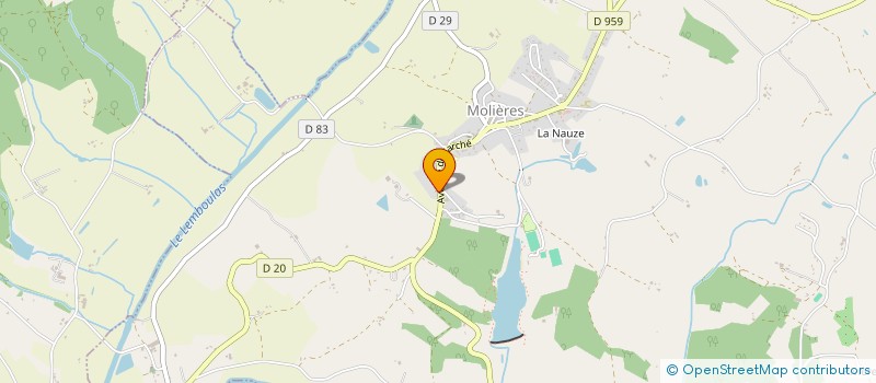 localisation de l'entreprise MADAME ALICE JENNET  PERN-LHOSPITALET