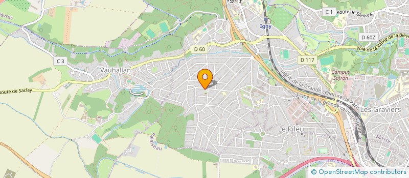 localisation de l'entreprise MADAME ALICE JULIEN  IGNY