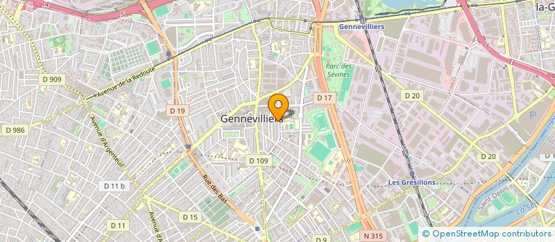 localisation de l'entreprise MADAME ALICE-KATRI BENSEMHOUN à GENNEVILLIERS