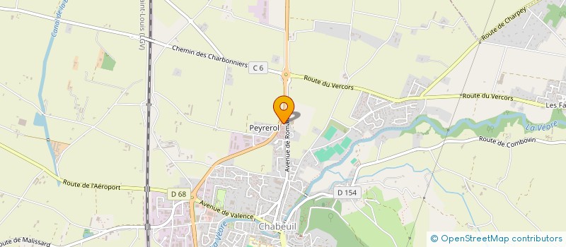 localisation de l'entreprise MADAME ALICE KELLER à CHABEUIL