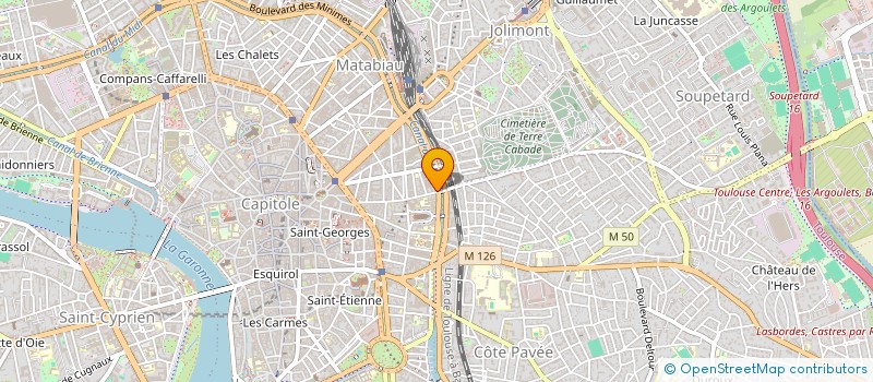 localisation de l'entreprise MADAME ALICE KELNER  TOULOUSE