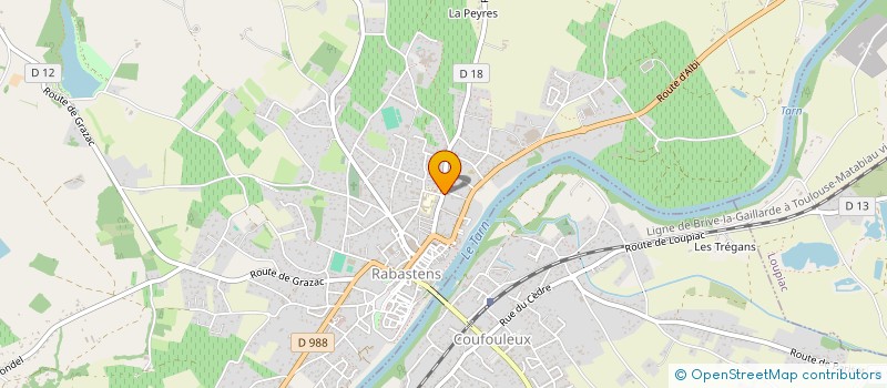 localisation de l'entreprise MADAME ALICE KENTISH BARNES  RABASTENS