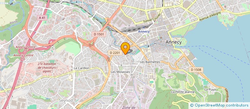 localisation de l'entreprise MADAME ALICE KLOECKNER à ANNECY