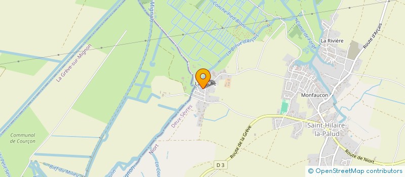 localisation de l'entreprise MADAME ALICE LACHET  SAINT-HILAIRE-LA-PALUD