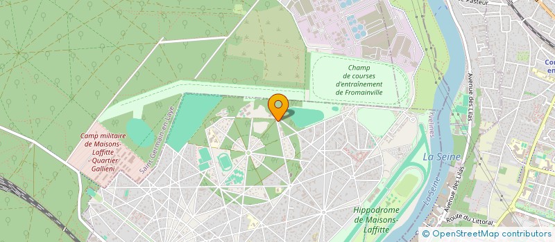 localisation de l'entreprise MADAME ALICE LACOYE MATEUS  MAISONS-LAFFITTE