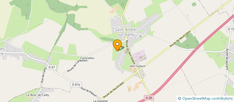 localisation de l'entreprise MADAME ALICE LAINE  SAINT-ANDRE-SUR-CAILLY