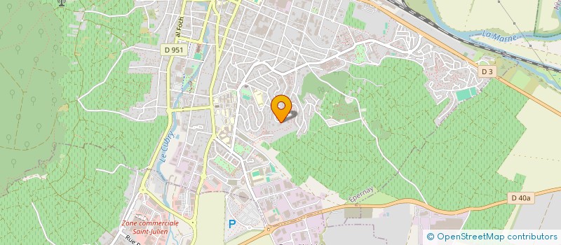 localisation de l'entreprise MADAME ALICE LALLEMENT  EPERNAY