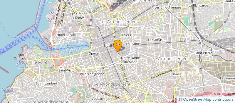 localisation de l'entreprise MADAME ALICE LAMAILLOUX  MARSEILLE