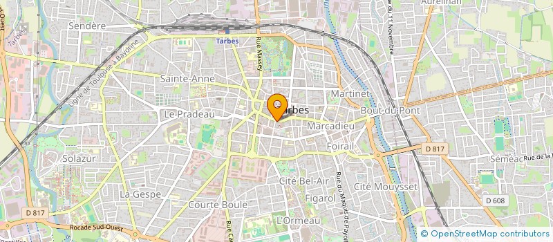 localisation de l'entreprise MADAME ALICE LAMARQUE  TARBES