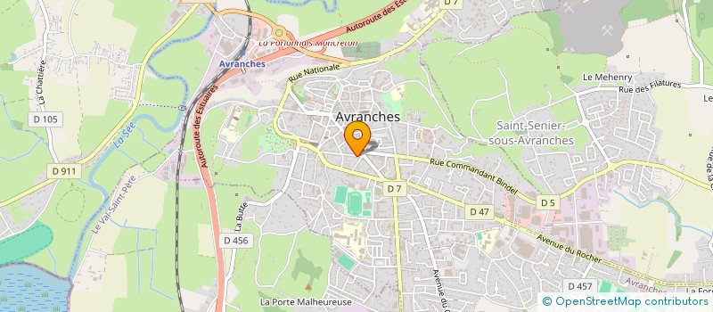 localisation de l'entreprise MADAME ALICE LAMBALOT  AVRANCHES