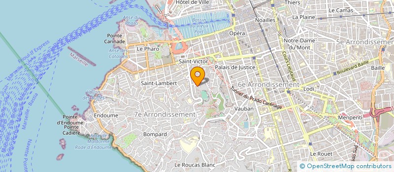 localisation de l'entreprise MADAME ALICE LAMBELET  MARSEILLE