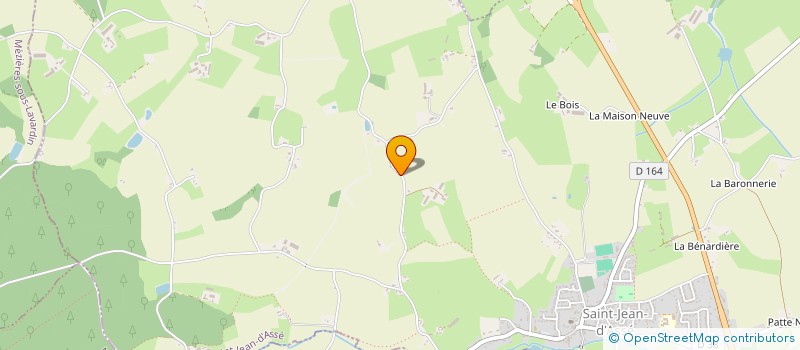 localisation de l'entreprise MADAME ALICE LAMOTTE  SAINT-JEAN-D'ASSE