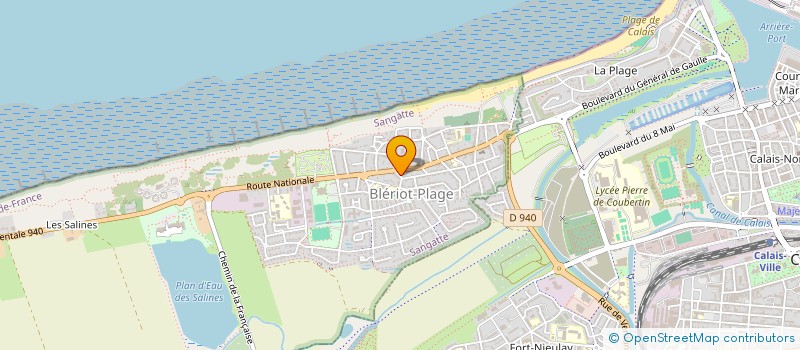 localisation de l'entreprise MADAME ALICE LANGLET  SANGATTE