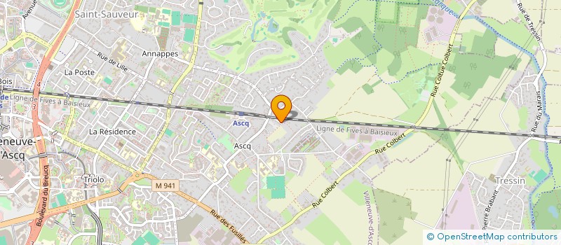 localisation de l'entreprise MADAME ALICE LANGNER  VILLENEUVE-D'ASCQ