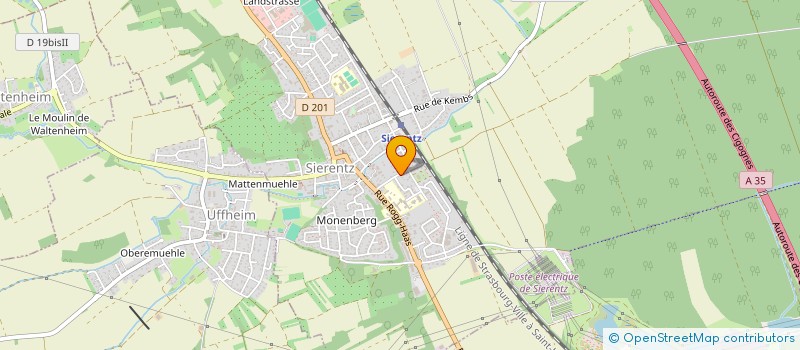 localisation de l'entreprise MADAME ALICE LAPLAGNE  SIERENTZ