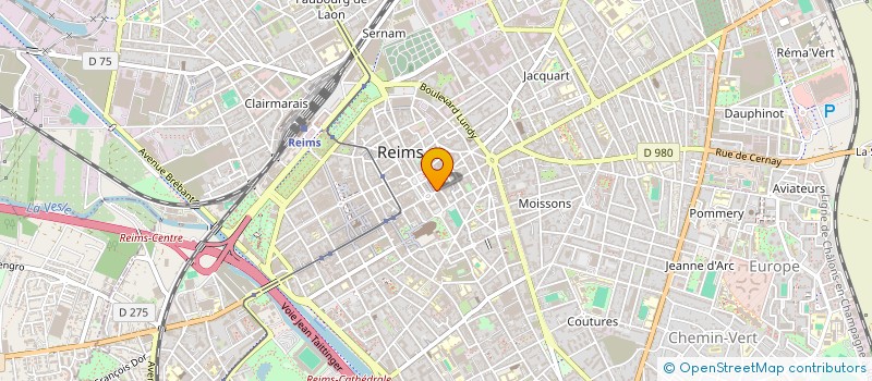 localisation de l'entreprise MADAME ALICE LAPLAISE  REIMS