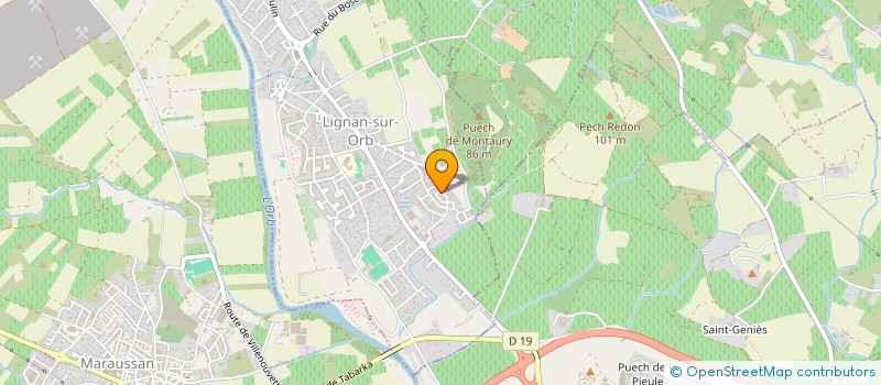 localisation de l'entreprise MADAME ALICE LAVAL  LIGNAN-SUR-ORB