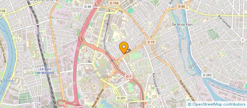 localisation de l'entreprise MADAME ALICE LAVILLONNIERE  CRETEIL