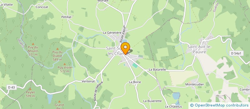 localisation de l'entreprise MADAME ALICE LE BRAS  SAINT-SULPICE-LES-CHAMPS