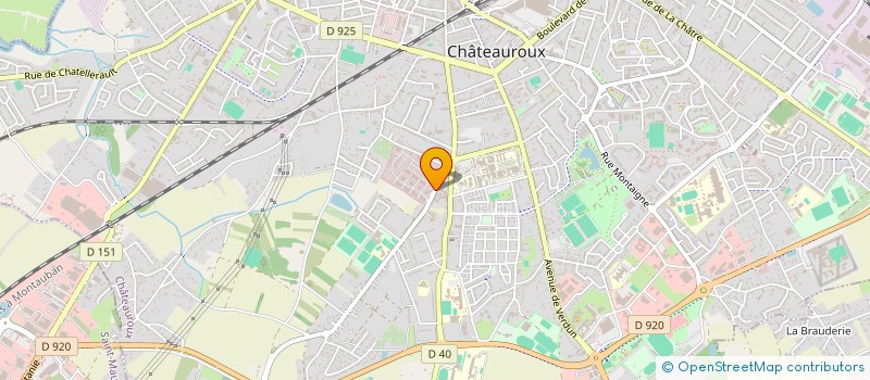 localisation de l'entreprise MADAME ALICE LE CUNFF à CHATEAUROUX