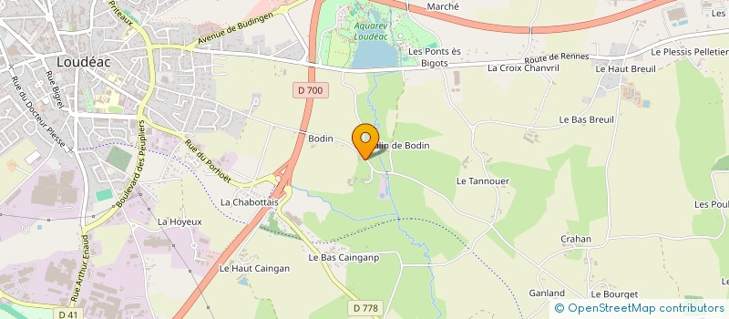 localisation de l'entreprise MADAME ALICE LE FLOHIC à LOUDEAC