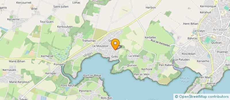 localisation de l'entreprise MADAME ALICE LE LAY  ARRADON