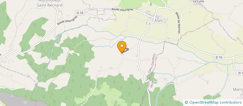 localisation de l'entreprise MADAME ALICE LE MAREC  ALAN