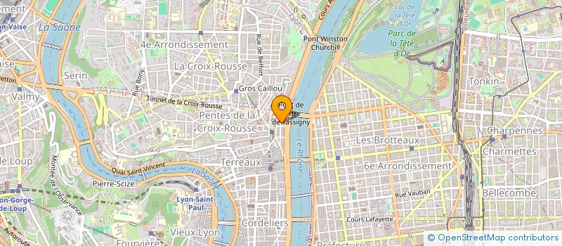 localisation de l'entreprise MADAME ALICE LE ROY à LYON