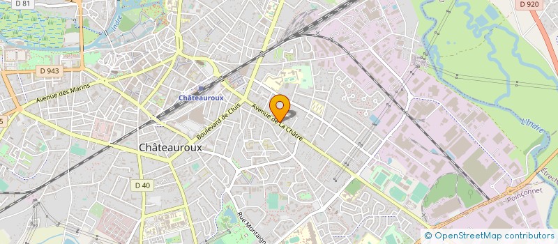 localisation de l'entreprise MADAME ALICE LEAMMER à CHATEAUROUX