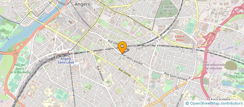 localisation de l'entreprise MADAME ALICE LECLAIR  ANGERS