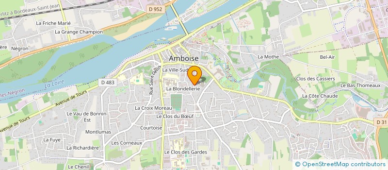 localisation de l'entreprise MADAME ALICE LECOLLE  AMBOISE