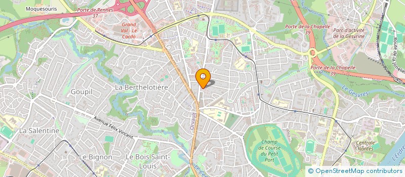 localisation de l'entreprise MADAME ALICE LEFEVRE  NANTES