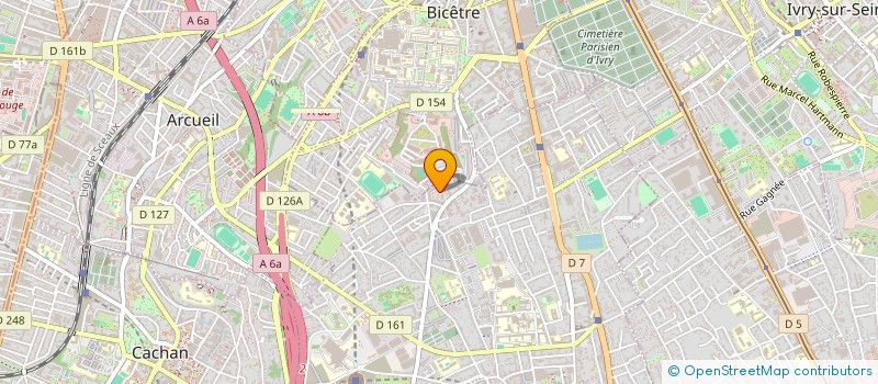 localisation de l'entreprise MADAME ALICE LEHOUX  VILLEJUIF