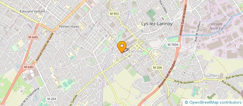 localisation de l'entreprise MADAME ALICE LEMAIRE  LANNOY