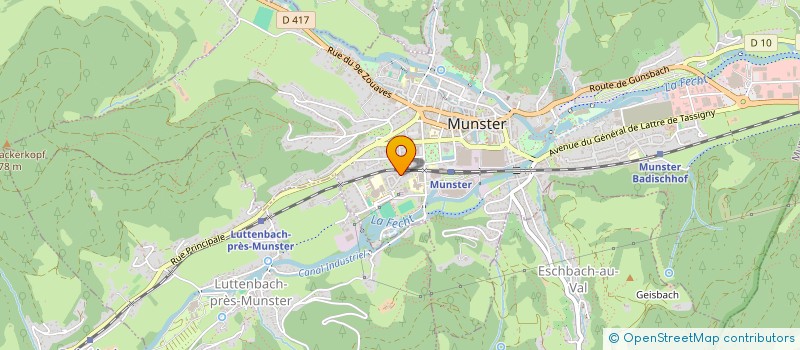 localisation de l'entreprise MADAME ALICE LEMEN  MUNSTER