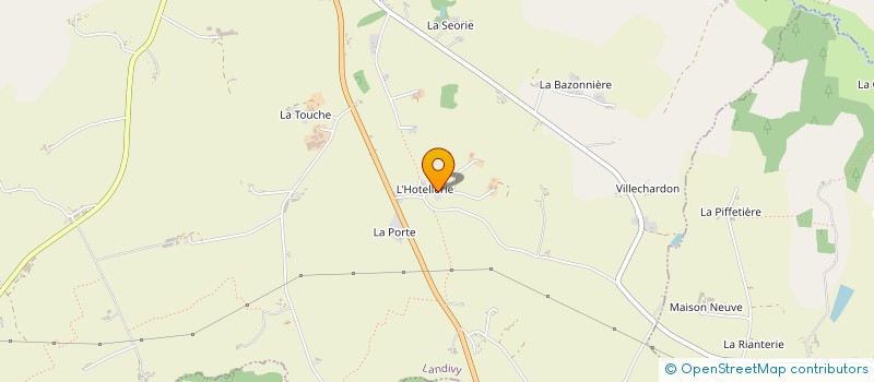 localisation de l'entreprise MADAME ALICE LESEC  LANDIVY