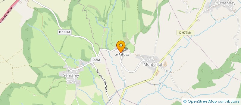 localisation de l'entreprise MADAME ALICE LESOILE  MONTOILLOT