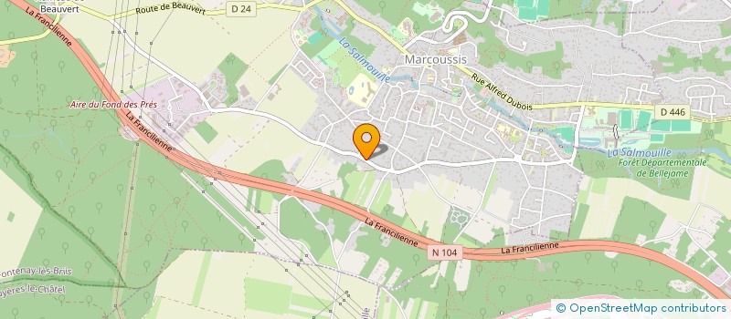 localisation de l'entreprise MADAME ALICE LETAILLEUR  MARCOUSSIS