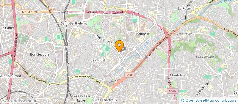 localisation de l'entreprise MADAME ALICE LLORET à MARSEILLE 13