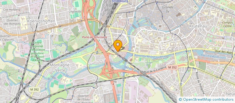 localisation de l'entreprise MADAME ALICE LOCOGE à STRASBOURG