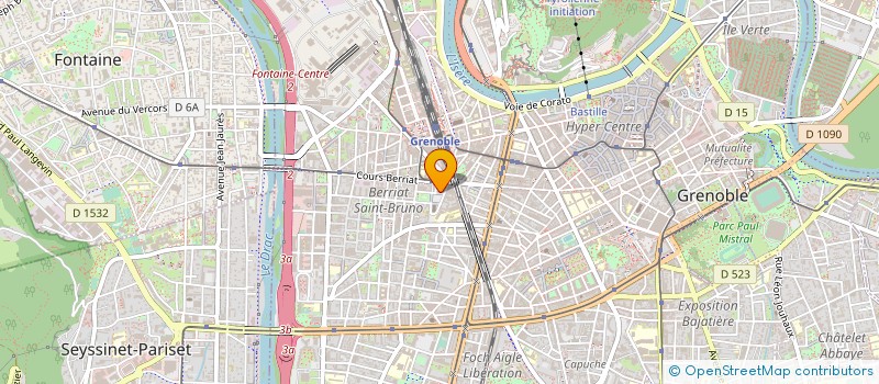 localisation de l'entreprise MADAME ALICE LOGNONNE à GRENOBLE