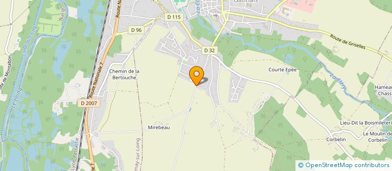 localisation de l'entreprise MADAME ALICE LOICHOT à FONTENAY-SUR-LOING