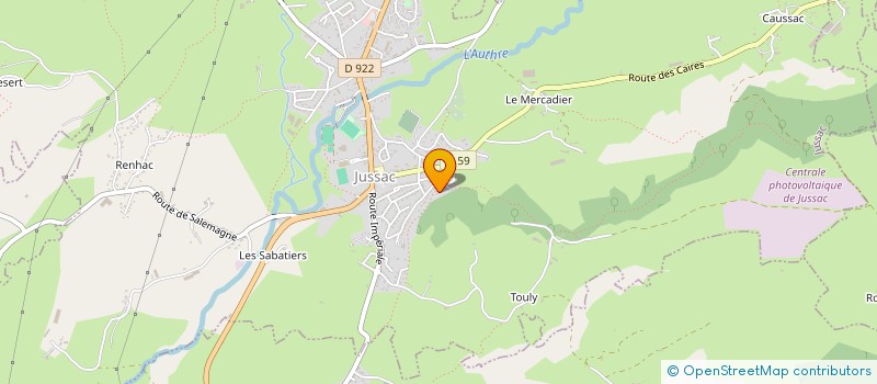 localisation de l'entreprise MADAME ALICE LOOSDREGT à JUSSAC