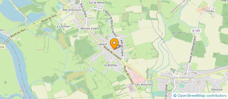 localisation de l'entreprise MADAME ALICE LORAUX à OUROUX-SUR-SAONE