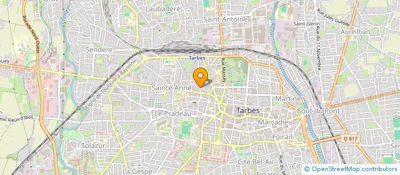 localisation de l'entreprise MADAME ALICE LORENDEAU  TARBES