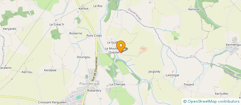 localisation de l'entreprise MADAME ALICE LOUBOUTIN  POULDERGAT